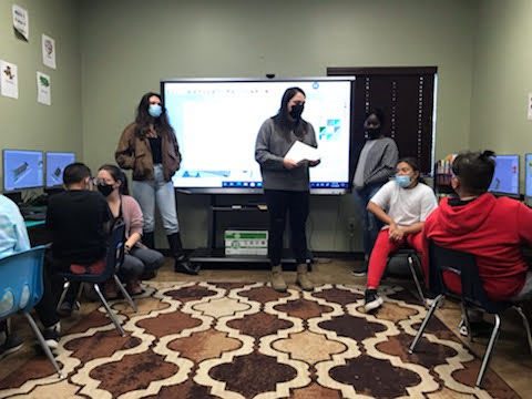 Presenting to the group