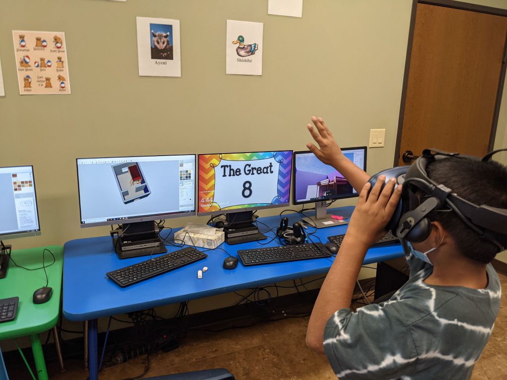Testing a design in VR